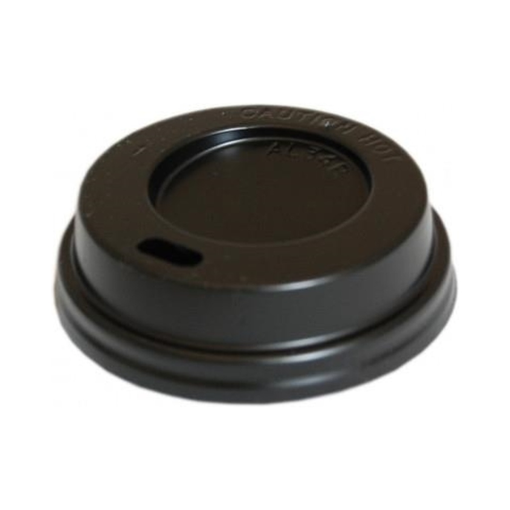 Műa. PS fekete ivólyukas tető (O62mm) 100ml-es papír pohárra 50db/cs 1000db/krt