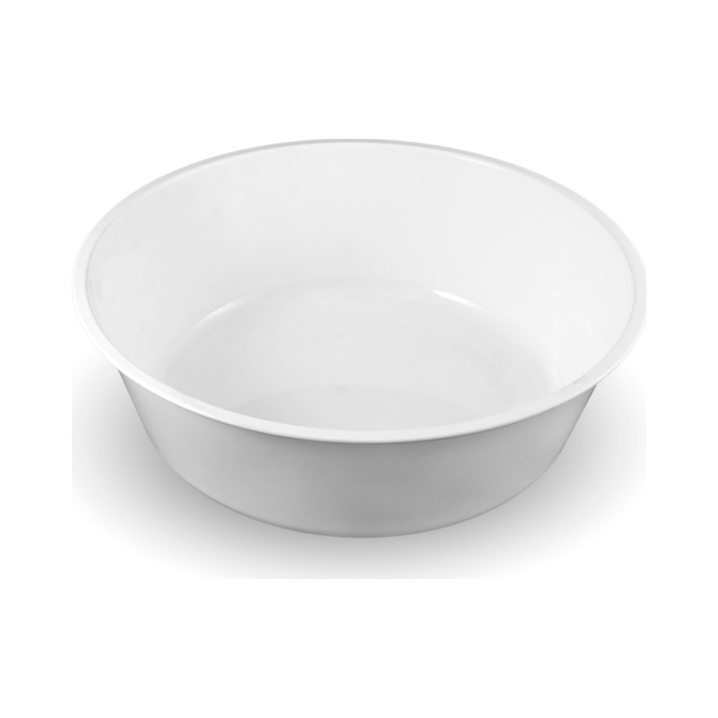 Műanyag tál 30cm fehér 10db/csom.
