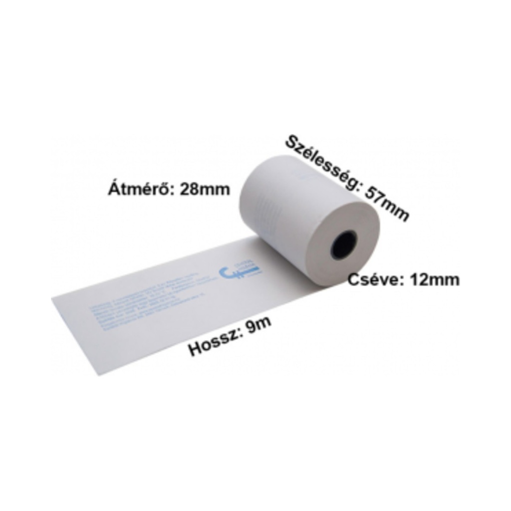 [BIPG5730] Pénztárgép szalag Thermo 57/30/12 9m 10tek/cs 10cs/krt